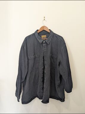 Johnny Bigg Black Denim Shirt Jacket